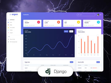 Argon Dashboard Django Image