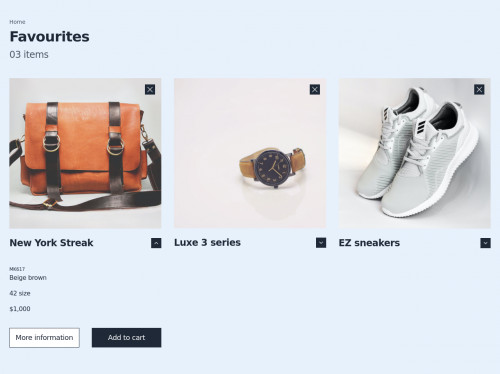 tailwind Free Tailwind CSS Wishlists Component
