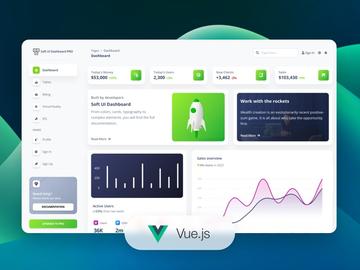 Vue Soft UI Dashboard Image